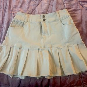 Beige skirt size small cute!